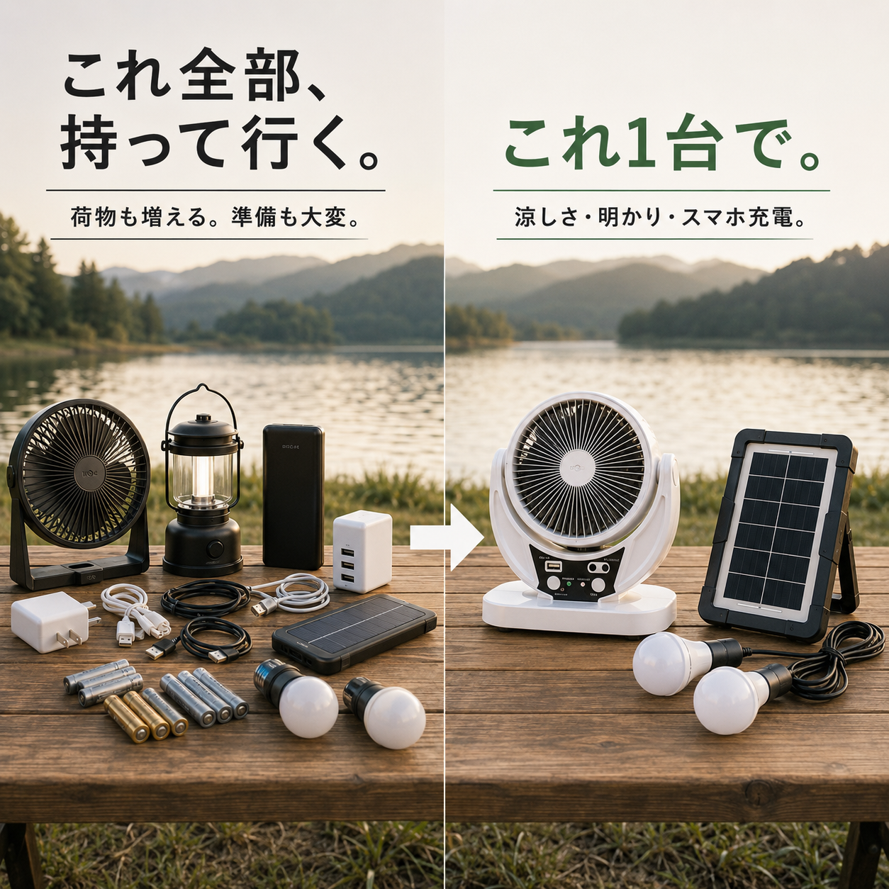 SolarAir™ 車中泊と夏キャンプのための、静かなソーラーファン。